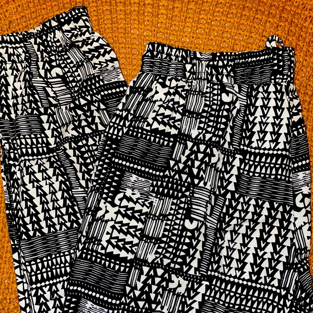Boho Flowy Pants 🧡🦓